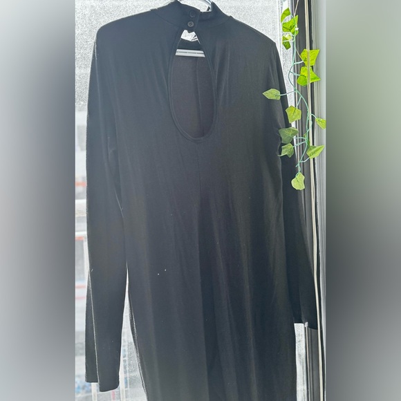 Smash & Tess full length jumpsuit long sleeve black Large - Picture 12 of 13
